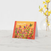 "Wildblumen und Freunde" Denken Sie an Ihre Karte (Gelbe Blume)