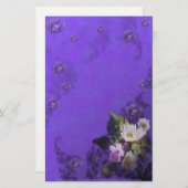 Wildblumen und Herzen Briefpapier (Vorne/Hinten)