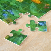 Wildblumen und Hütte Puzzle (Seite)