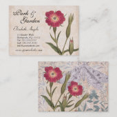 Wildblumen und Insekten von Nature Lover Visitenkarte (Vorne/Hinten)