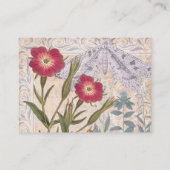 Wildblumen und Insekten von Nature Lover Visitenkarte (Rückseite)