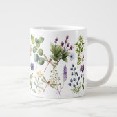 Wildblumen und Kräuter Jumbo-Tasse (Rechts)