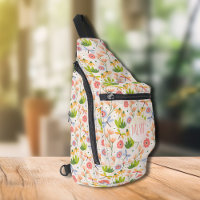 Wildblumen und Libellen Mit Monogramm