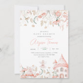 Wildblumen und Märchendusche Einladung (Vorderseite)