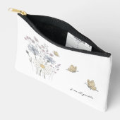 Wildblumen und Schmetterling Zubehörtasche (Offen)