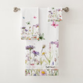 Wildblumen und Schmetterlinge Badhandtuch Set (Insitu)