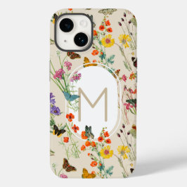 Wildblumen und Schmetterlinge Blumengarten Case-Mate iPhone 14 Hülle