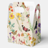 Wildblumen und Schmetterlinge Blumengarten Geschenkschachtel (Geöffnet)