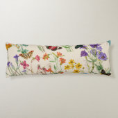 Wildblumen und Schmetterlinge Blumengarten Seitenschläferkissen (Rückseite)