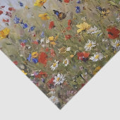 Wildblumen und Schmetterlinge Dekoupage Tissue Pap Seidenpapier (Ausschnitt)