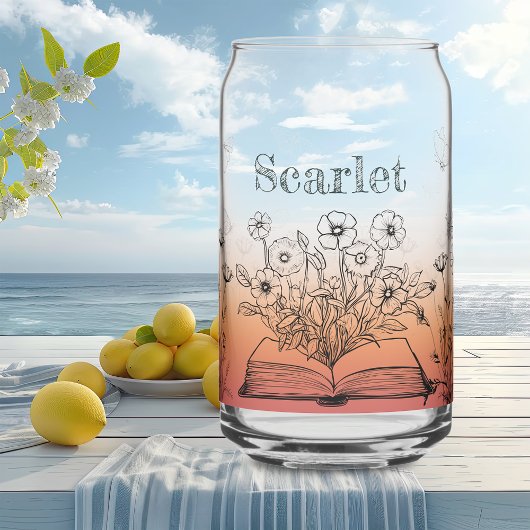 Wildblumen und Schmetterlinge Dosenglas