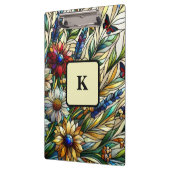 Wildblumen und Schmetterlinge für die Hartglaskons Klemmbrett (Links)