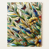 Wildblumen und Schmetterlinge für die Hartglaskons Planer (Rückseite)