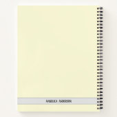 Wildblumen und Schmetterlinge für kundenspezifisch Notizblock (Rückseite)