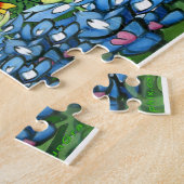 Wildblumen und Schmetterlinge Puzzle (Seite)