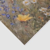 Wildblumen und Schmetterlinge Seidenpapier (Detail)
