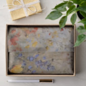 Wildblumen und Schmetterlinge Seidenpapier (Geschenk)