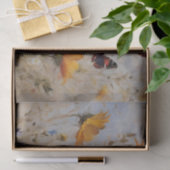 Wildblumen und Schmetterlinge Seidenpapier (Geschenk)