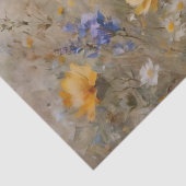 Wildblumen und Schmetterlinge Seidenpapier (Detail)
