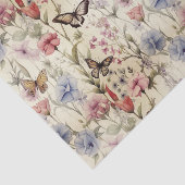 Wildblumen und Schmetterlinge Seidenpapier (Ausschnitt)