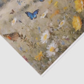 Wildblumen und Schmetterlinge Seidenpapier (Ausschnitt)