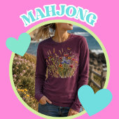 Wildblumen und Schmetterlinge Tri-Blend Shirt