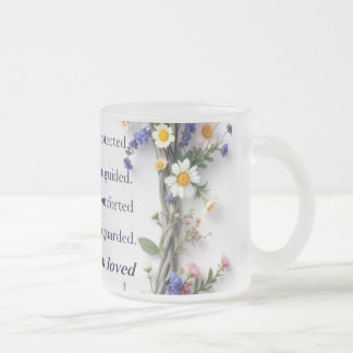 Wildblumen und Skripte 11oz Keramik Tasse Farben