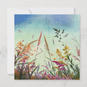 Wildblumen und Stars