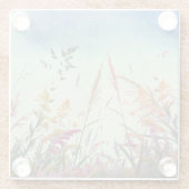 Wildblumen und Stars Glasuntersetzer (Rückseite)