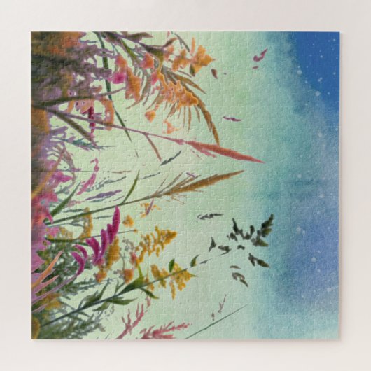 Wildblumen und Stars Puzzle (Horizontal)