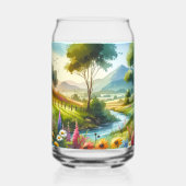 Wildblumen und Strom im Frühlingstal Dosenglas (Rückseite)