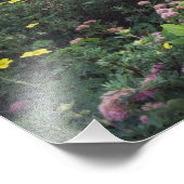 Wildblumen und versteckter See, Shrubby Fotodruck (Ecke)