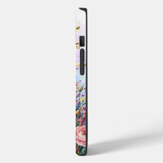 Wildblumen und weiche Pastelltöne Case-Mate iPhone Hülle (Rückseite / Links)