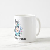 Wildblumen und Whiskers Tasse (VorderseiteRechts)
