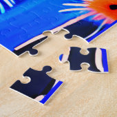 Wildblumen unter Vollmond Puzzle (Seite)