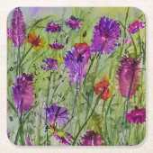 Wildblumen Untersetzer (Vorderseite)