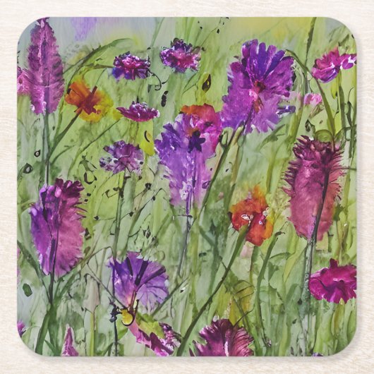 Wildblumen Untersetzer (Vorderseite)