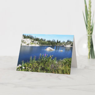 Wildblumen, Utah, Leere Gruß Karte