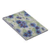 Wildblumen-Veilchen-Spiralblock Notizblock (Rechte Seite)