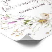 Wildblumen Vielen Dank für Ihr Interesse an der Un Poster (Ecke)