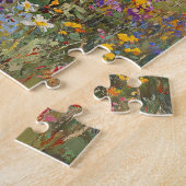 Wildblumen Vintage Kirche Puzzle (Seite)