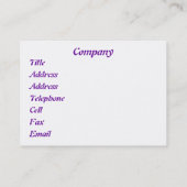 WILDBLUMEN VISITENKARTE (Rückseite)