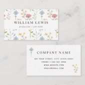 Wildblumen Visitenkarte (Vorne/Hinten)