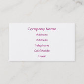 WILDBLUMEN VISITENKARTE (Rückseite)