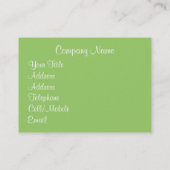 WILDBLUMEN VISITENKARTE (Rückseite)