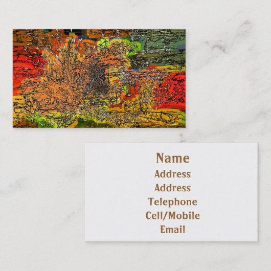 WILDBLUMEN VISITENKARTE (Vorne/Hinten)