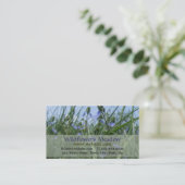 Wildblumen-Visitenkarte Visitenkarte (Stehend Vorderseite)