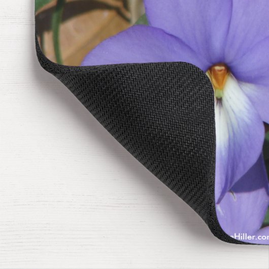 Wildblumen Vögel-Foot Violet III Geschenke und Bek Mousepad (Ecke)