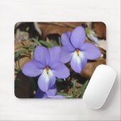 Wildblumen Vögel-Foot Violet III Geschenke und Bek Mousepad (Mit Mouse)