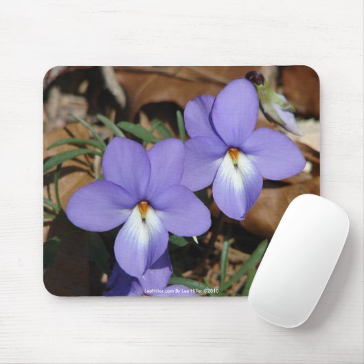 Wildblumen Vögel-Foot Violet III Geschenke und Bek Mousepad (Mit Mouse)